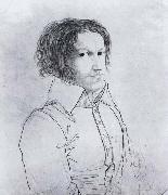 Carl Philipp Fohr Portrait of Heinrich Karl Hofmann oil on canvas